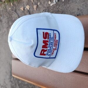 RMS Road Machinery & Supplies Co. Corduroy Embroidered Snapback Hat Cap OS